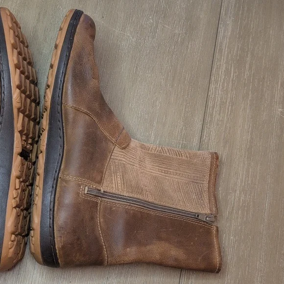 Merrell Ashland Vee Leather Suede Waterproof Mid Calf Boots Tan Women’s 10 - Picture 6 of 12